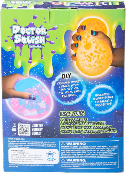 Glow It! by Doctor Squish - Refill Pack - 8 Balloons Included