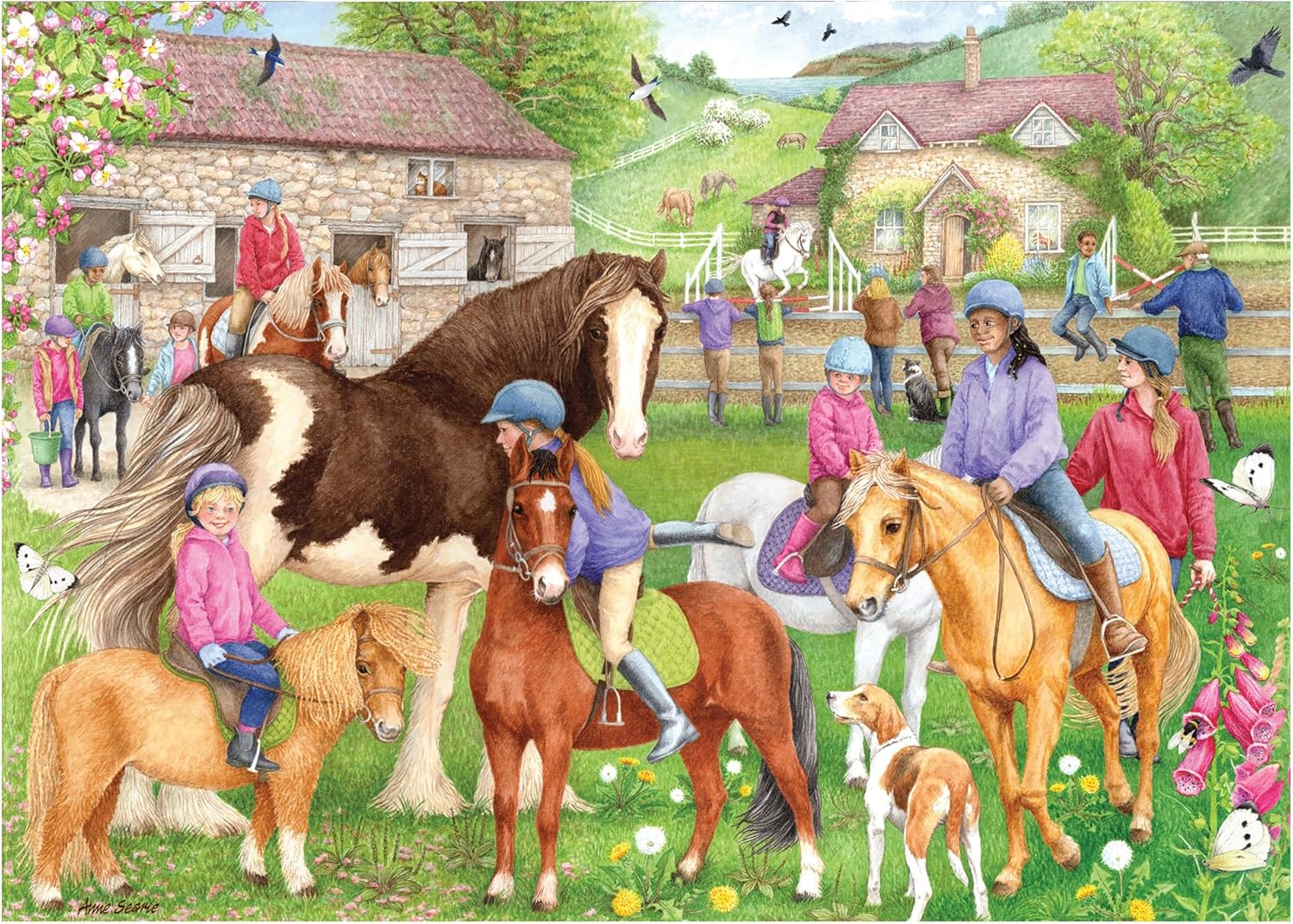 Jumbo 1110500236 Puzzle, Bunt