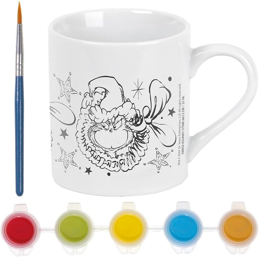 Totum The Grinch Paint Your Own tazza, verde