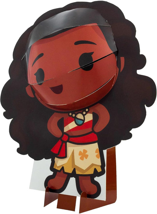 Disney Princess Belle Figur - 3D Pop Head 20 cm - Beauty and The Beast - Sammelfigur - Spielzeug Geschenkidee (DPB24335) (Vaiana