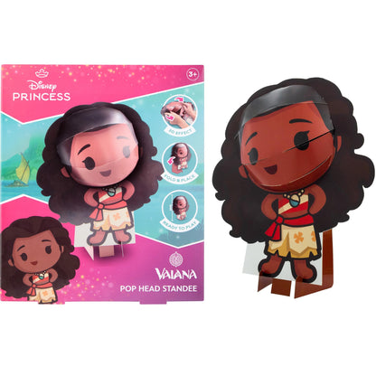 Disney Princess Belle Figur - 3D Pop Head 20 cm - Beauty and The Beast - Sammelfigur - Spielzeug Geschenkidee (DPB24335) (Vaiana