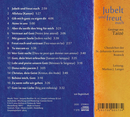 Jubelt Und Freut Euch: Gesänge Aus Taizé
