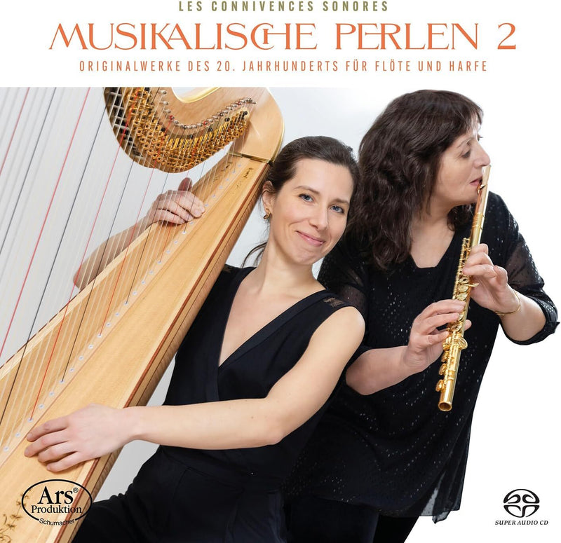 Les Connivences Sonores: Musikalische Perlen 2: Originalwerke Des 20. Jahrhunderts Für Flüte Und Harfe
