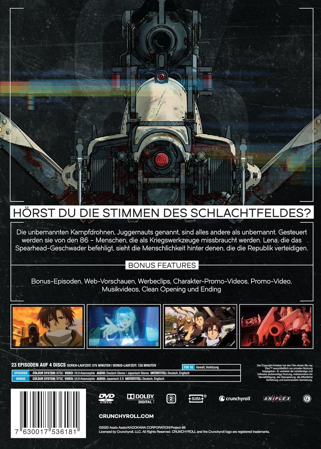 86:  EIGHTY SIX - STAFFEL 1 - GESAMTAUSGABE