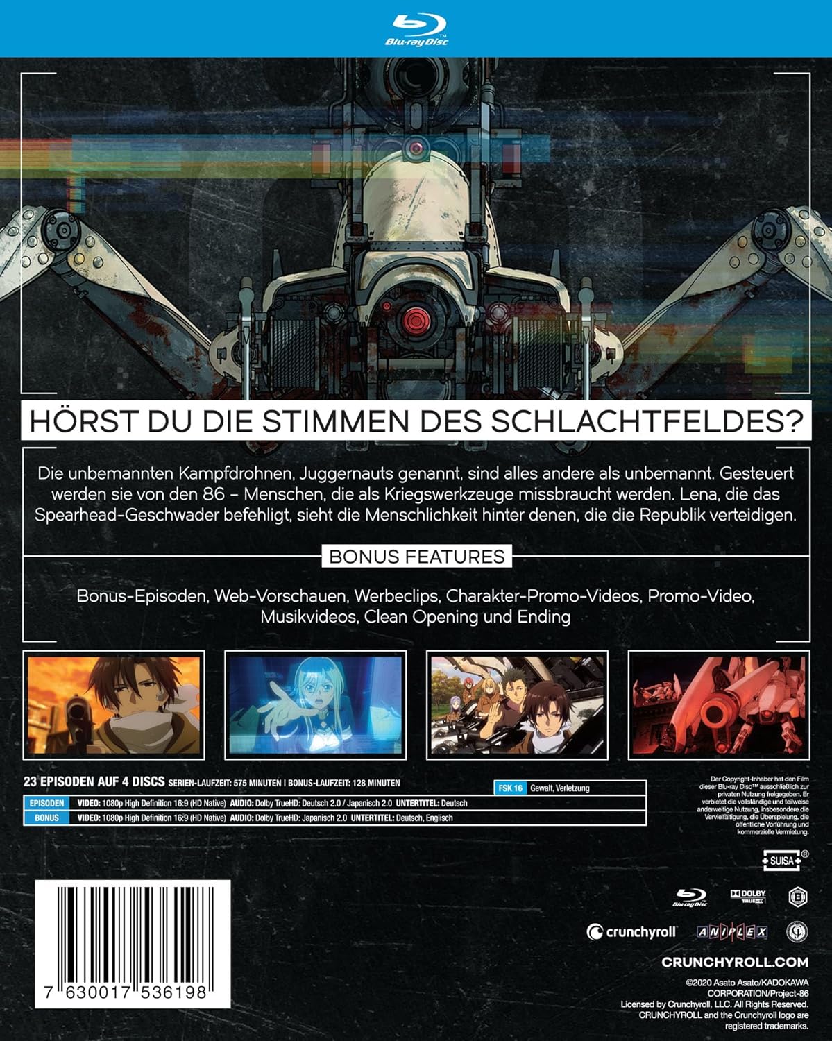 86:  EIGHTY SIX - STAFFEL 1 - GESAMTAUSGABE