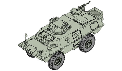Trumpeter 07440 1/72 M706 Commando gepantserde auto renovatie model (gevechtsvoertuig