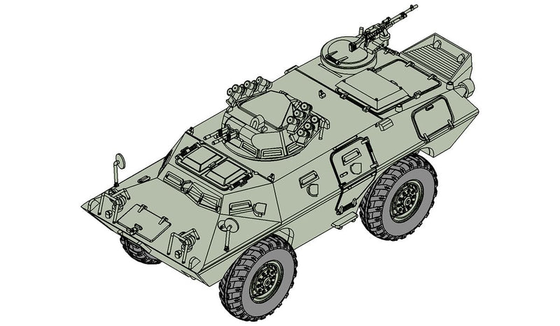 Trumpeter 07440 1/72 M706 Commando gepantserde auto renovatie model (gevechtsvoertuig