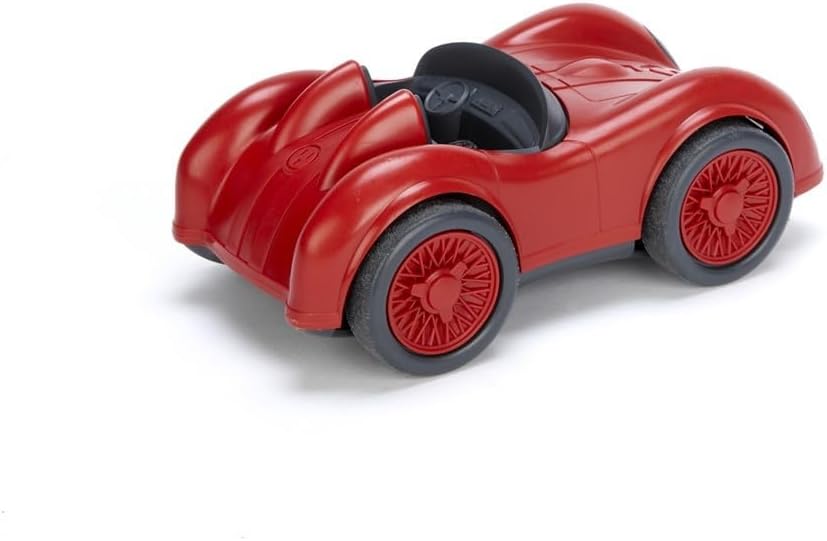 Green Toys- Auto de Carreras (Rojo), Multicolor (RACR-1478