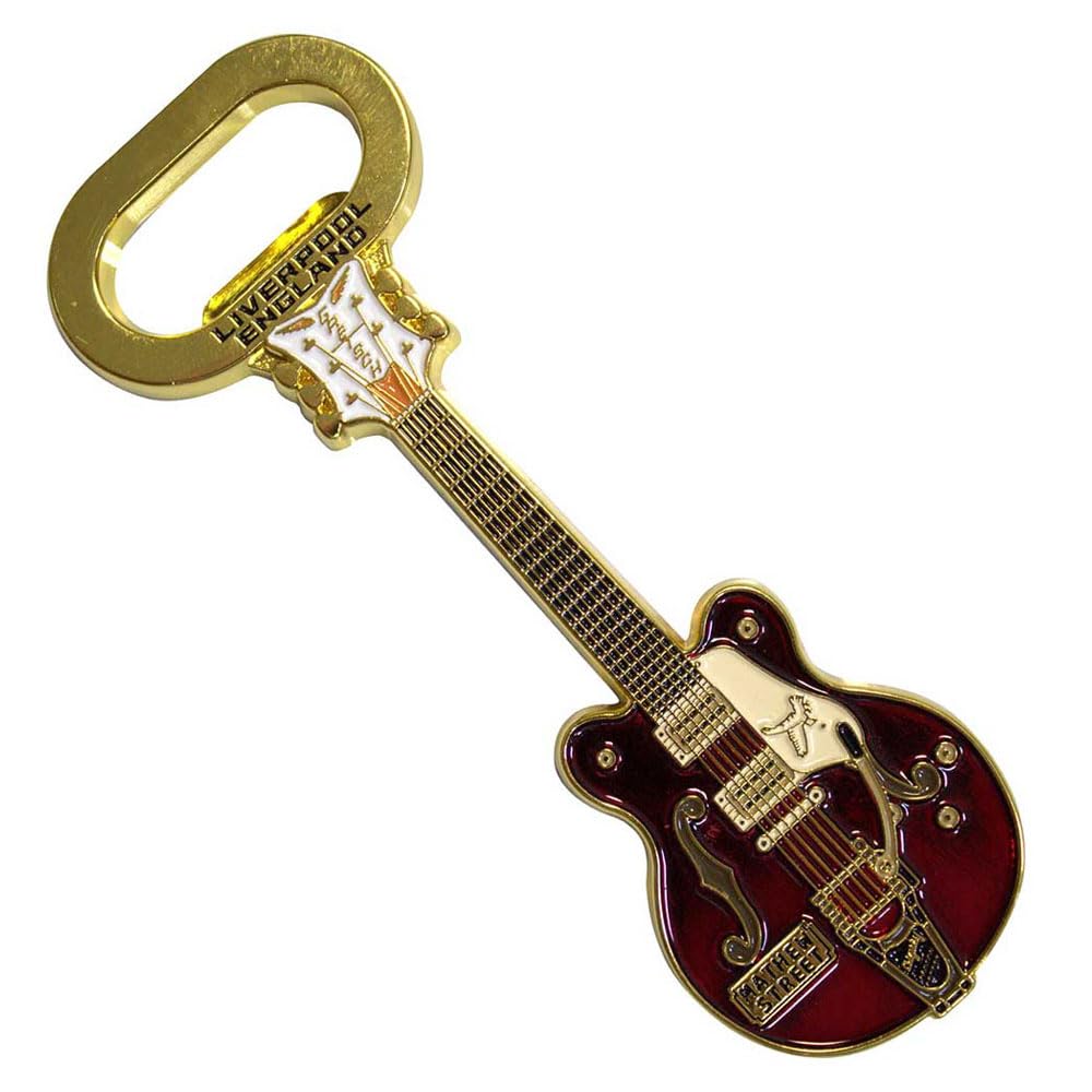 Matthew Street Liverpool Rust Guitar Apri Bottiglia Size One Size
