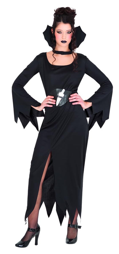 Rubies Costume da Vampiresa Tinieblas per donna, Abito con colletto rialzato e cintura, Licenza Ufficiale, Vampiro, Vampiro per Halloween, Feste e Carnevale
