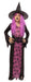 Rubies Lilafarbenes Hexenkostüm für Mädchen und Jungen, Kleid und Hut, offizielles Lizenzprodukt, Hexen-Kostüm für Halloween, Partys XXS (3-4 Jahre)