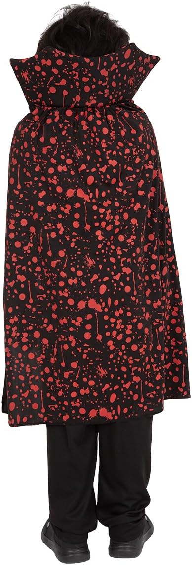 Rubies Blutiges Vampir-Kostüm für Jungen und Mädchen, Umhang, Weste mit Hemd und Hose, Dracula, offizielles Lizenzprodukt für Halloween, Partys, Cosplay 9-10 Jahre