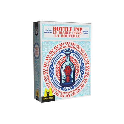 Matagot: Bottle Imp - New Edition, Strategy Card Game, Trick-Taking Game with Glass Bottles, Strategy & Bidding, Family, Ages 10+, 2-5 Players, 20 Min