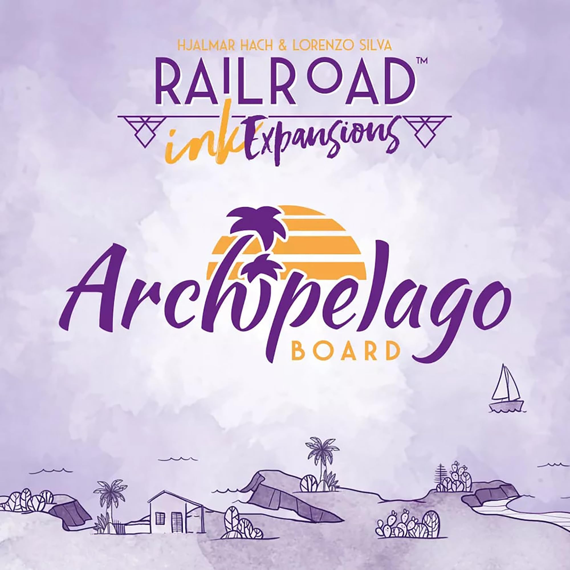 Railroad Ink Challenge: Archipelago Boards Set | Strategy Board Game Expansion | Roll and Write Dice Game | 1 to 4 Players | 20 Minutes | Ages 8+
