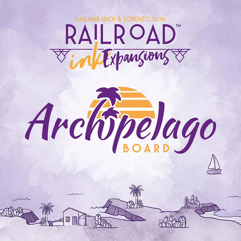 Railroad Ink Challenge: Archipelago Boards Set | Strategy Board Game Expansion | Roll and Write Dice Game | 1 to 4 Players | 20 Minutes | Ages 8+