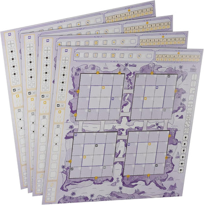 Railroad Ink Challenge: Archipelago Boards Set | Strategy Board Game Expansion | Roll and Write Dice Game | 1 to 4 Players | 20 Minutes | Ages 8+