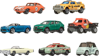 Matchbox Toy Cars or Trucks 8-Pack, Set of 8 Die-Cast 1:64 Scale Vehicles, Themed Multipack, Including 1 Exclusive (Styles May Vary