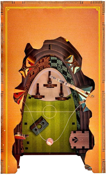 Revell Modellbausatz Tiny Adventures I Quidditch Field Harry Potter I 3D Miniaturhaus I DIY Book Nook Holz Puzzle I Handgefertigtes Booknook für Sammler und Zauberei-Fans