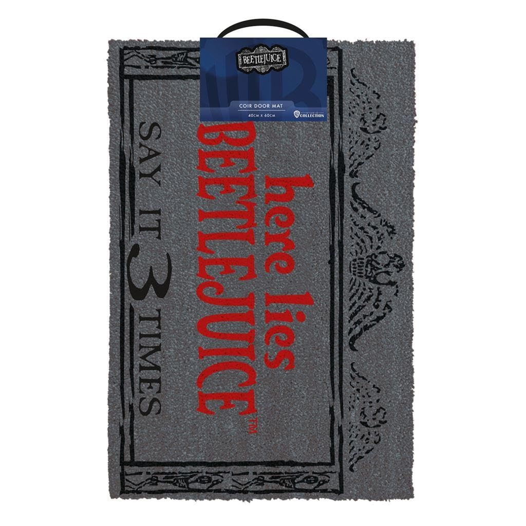 BEETLEJUICE (HERE LIES BEETLEJUICE) DOORMAT