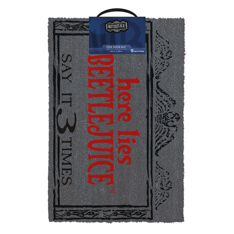 BEETLEJUICE (HERE LIES BEETLEJUICE) DOORMAT