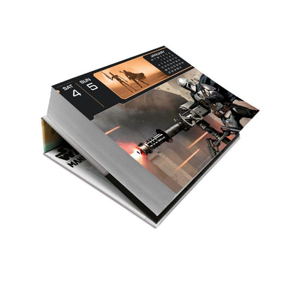 2025 Calendar Star Wars The Mandalorian Page to View Block Desk Calendar Official Product: Original Danilo-Tagesabreißkalender