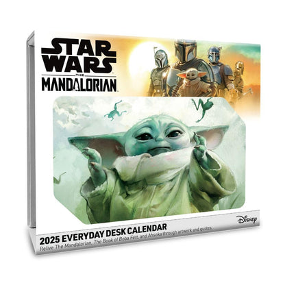 2025 Calendar Star Wars The Mandalorian Page to View Block Desk Calendar Official Product: Original Danilo-Tagesabreißkalender