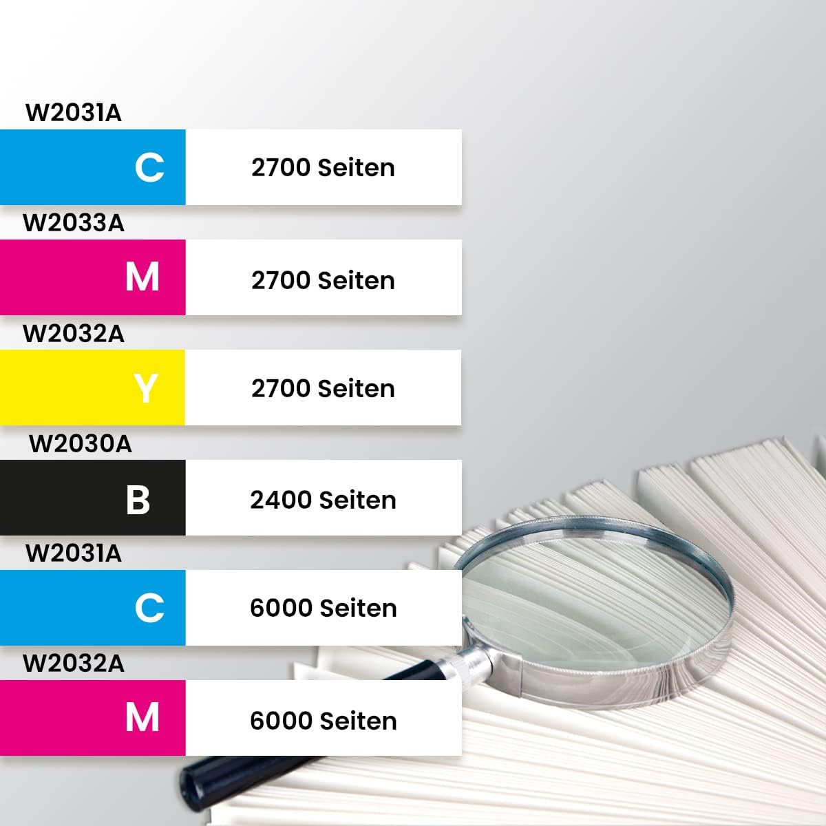 Xerox Ton Everyday Toner Cyan Cartridge Equivalent to HP W2031A (HP 415A