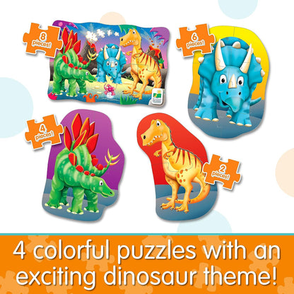 The Learning Journey 629277 Dino Puzzle, Multicolor, One Size