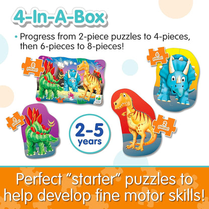 The Learning Journey 629277 Dino Puzzle, Multicolor, One Size