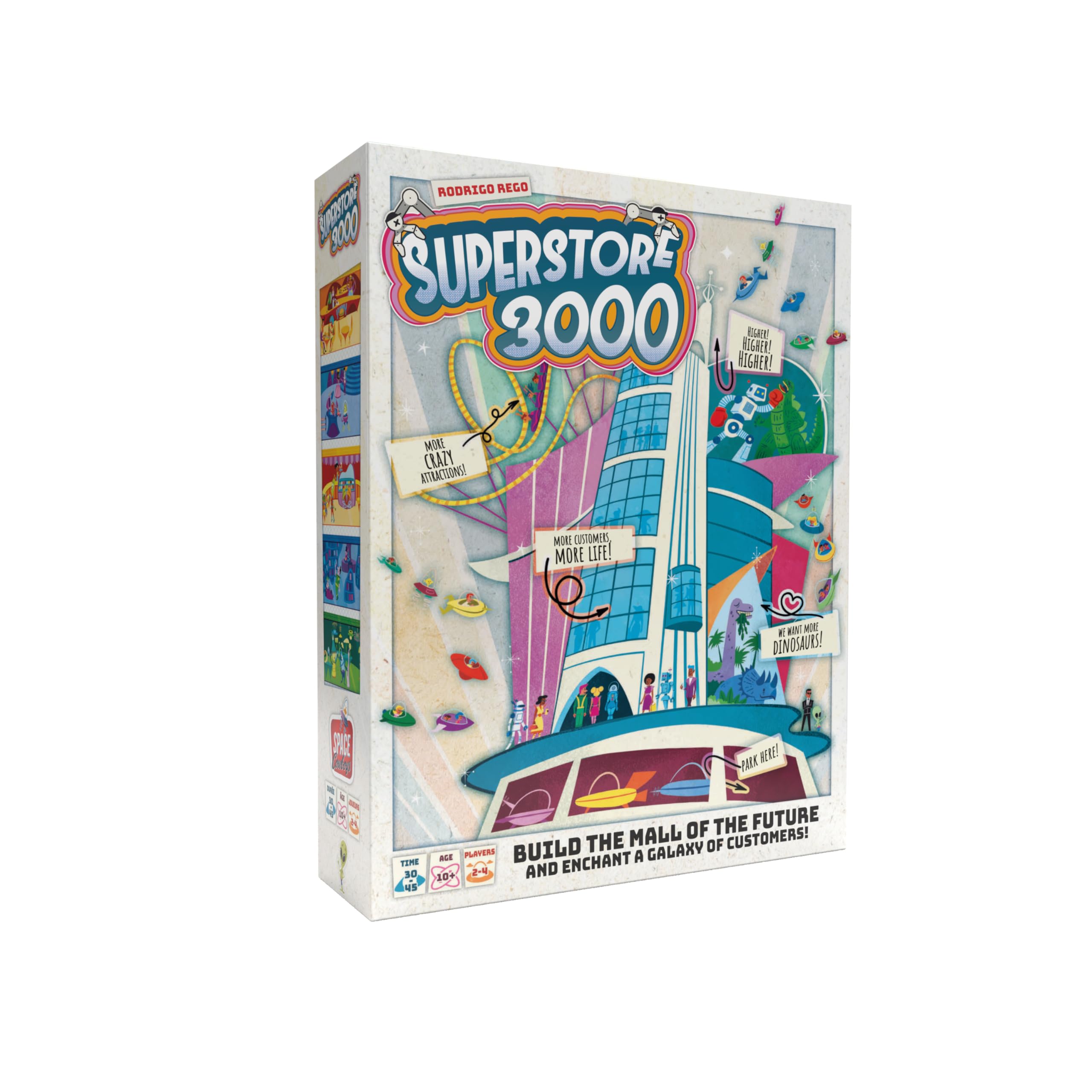 SPACE Cowboys | Superstore 3000 | Board Game | Ages 10+ | 2-4 Players | 30-45 Minutes Playing Time