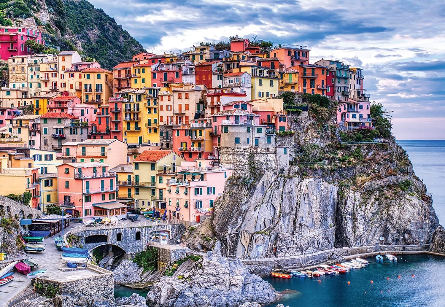 Cheatwell Games Worlds Smallest 1000 Piece jigsaw Puzzle Manarola