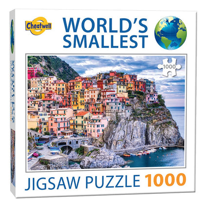 Cheatwell Games Worlds Smallest 1000 Piece jigsaw Puzzle Manarola