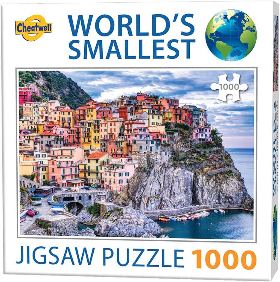 Cheatwell Games Worlds Smallest 1000 Piece jigsaw Puzzle Manarola