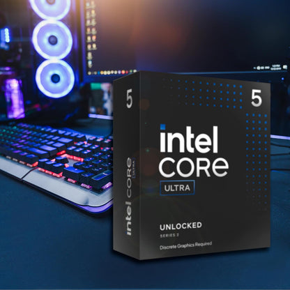 Intel® Core™ Ultra 5 per sistemi processore desktop 245KF 14 core 6 P-core + 8 E-core fino a 5,2 GHz