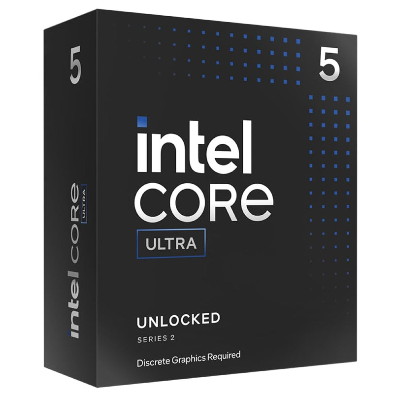 Intel® Core™ Ultra 5 per sistemi processore desktop 245KF 14 core 6 P-core + 8 E-core fino a 5,2 GHz