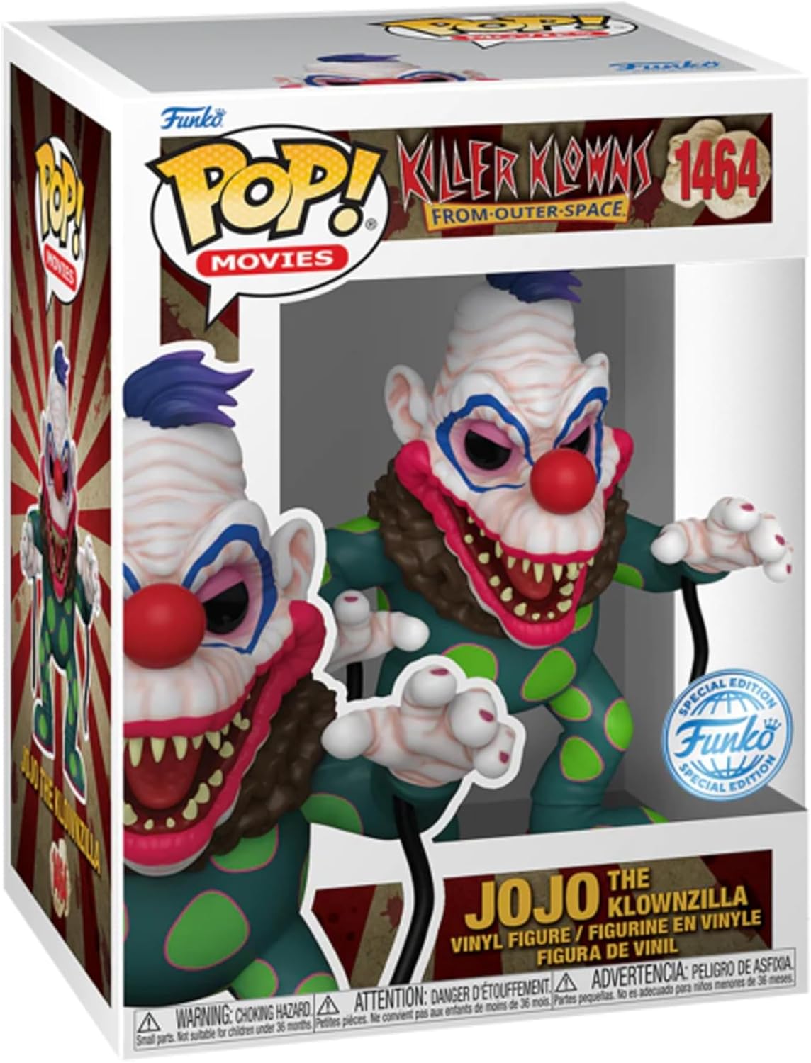 Funko Killer Klowns - JoJo con cuerdas Pop exclusivo de EE. UU. Vinilo