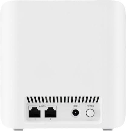 ASUS ZenWiFi BD4 Dual-band WiFi 7 Mesh, 3600 Mbps, up to 2530 sq.ft. (1pk), Dual 2.5G Ports, Security and Parental Controls Included, Smart Home Master SSIDs