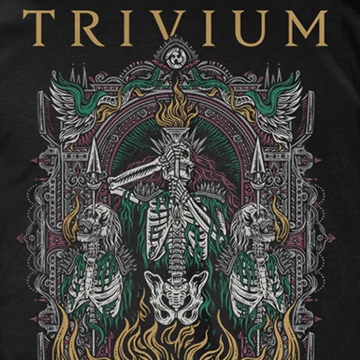 Plastic Head Trivium Skelly Frame Band Logo T Shirt