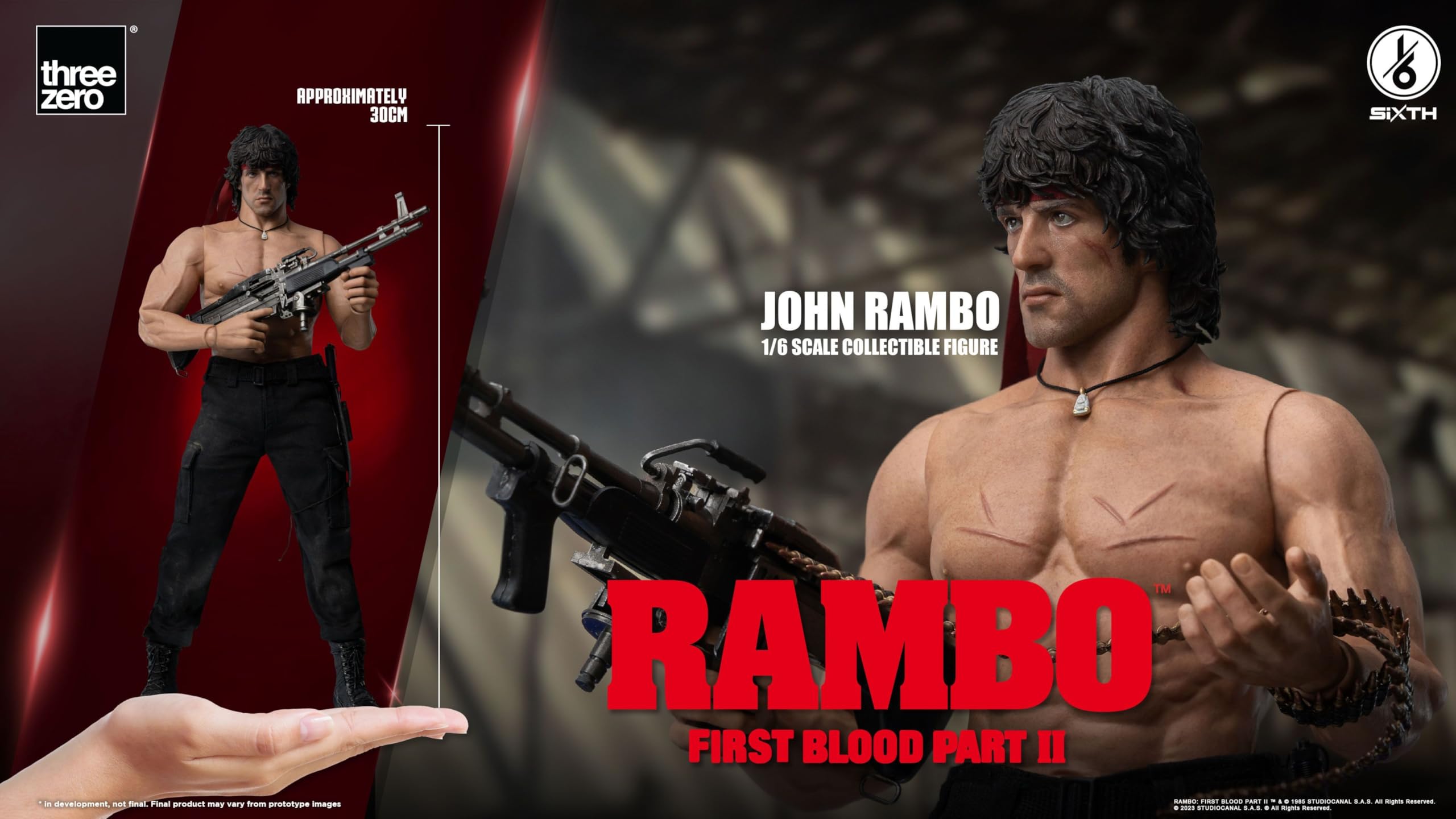 Rambo II figurine 1/6 John Rambo 30 cm
