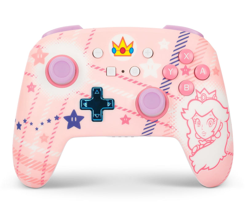 PowerA geavanceerde draadloze controller voor Nintendo Switch - Princess Peach ruit