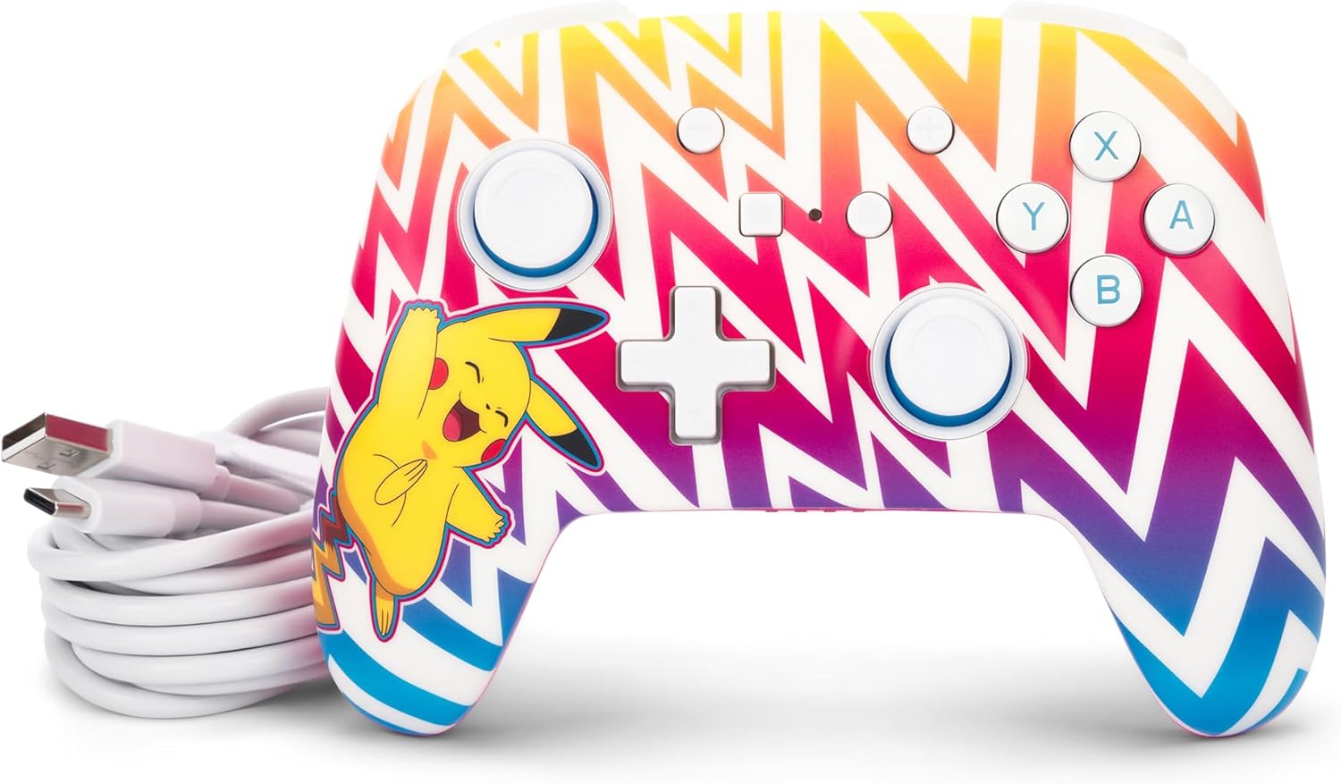 PowerA geavanceerde draadloze controller voor Nintendo Switch - Pikachu levendig