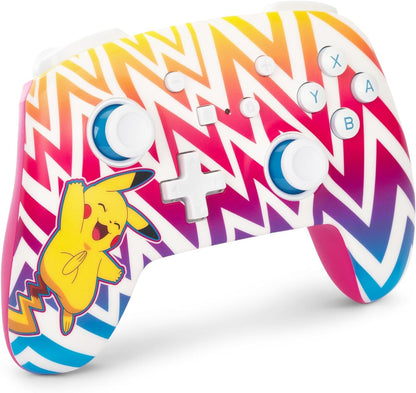 PowerA geavanceerde draadloze controller voor Nintendo Switch - Pikachu levendig