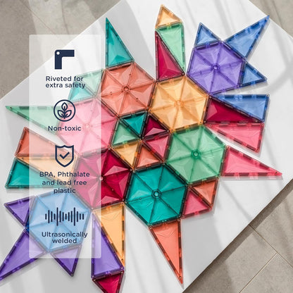 CONNETIX Pastel Geometry Pack, 40 Stuks