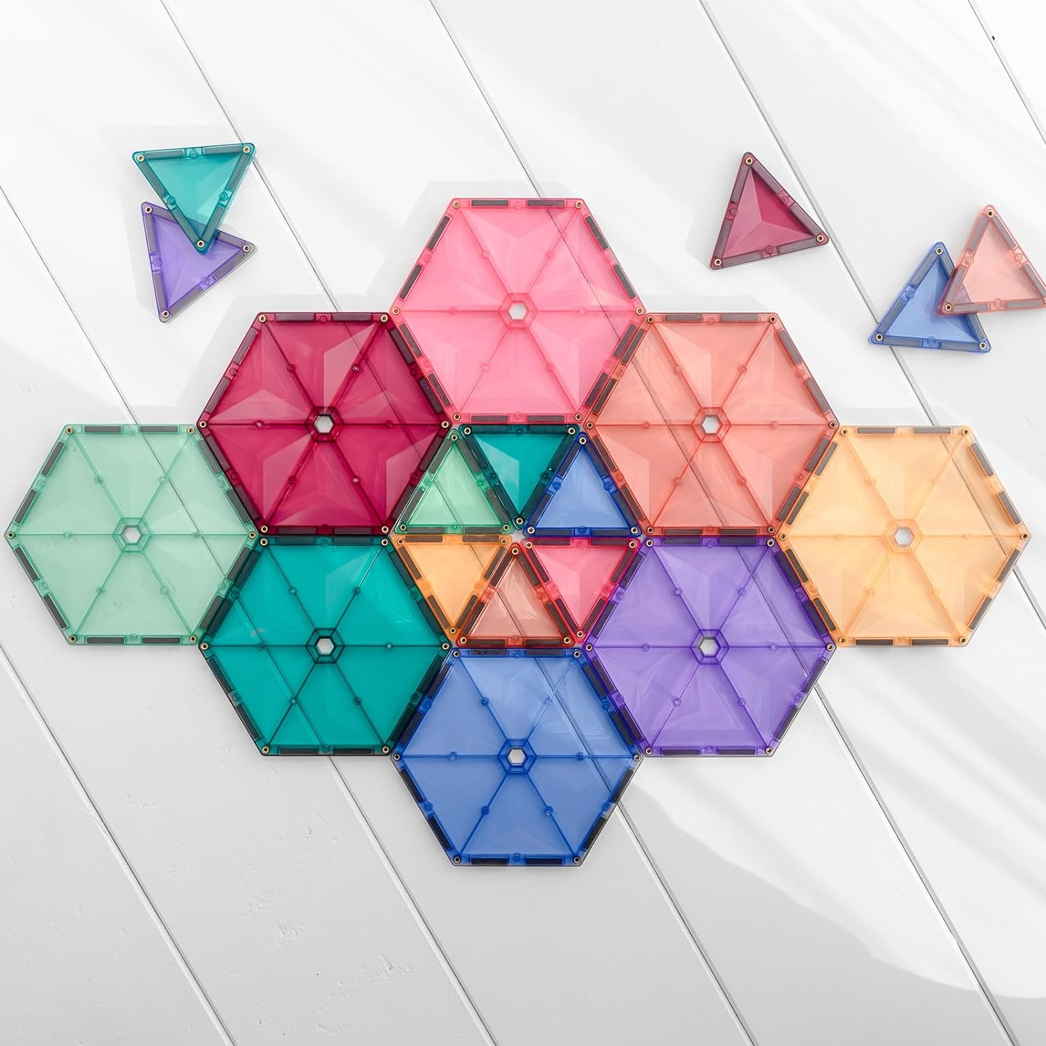 CONNETIX Pastel Geometry Pack, 40 Stuks