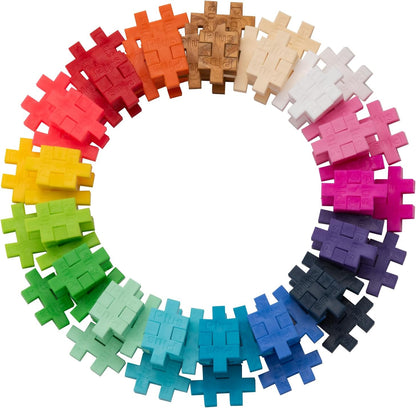 Plus Plus Building Blocks Toy - Learn to Build Colorverse, Includes 1000 Colourful Pieces, 6 Baseplates and 10 Wheels, Kids Construction Toys, STEM Learning Resources - Girls and Boys Toys Age 5 Plus