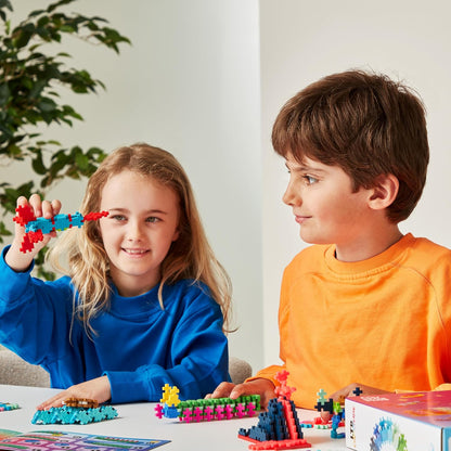 Plus Plus Building Blocks Toy - Learn to Build Colorverse, Includes 1000 Colourful Pieces, 6 Baseplates and 10 Wheels, Kids Construction Toys, STEM Learning Resources - Girls and Boys Toys Age 5 Plus
