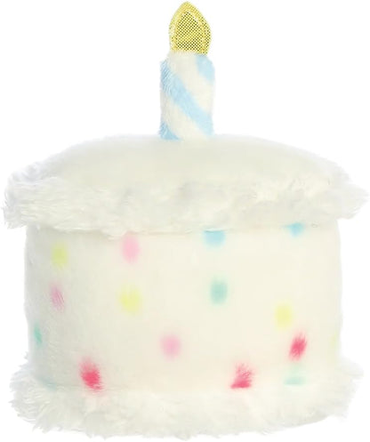 Aurora, 33902, Palm Pals Happy Birthday Cake 5In, Soft Toy, White