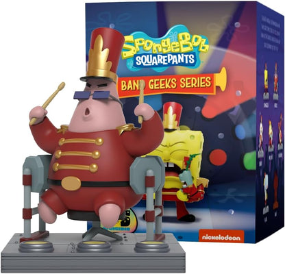 Mighty Jaxx SpongeBob SquarePants Band Geek-serie, blind box-speelgoedfiguurtjes om te verzamelen, één pakket, bevat één willekeurig figuur