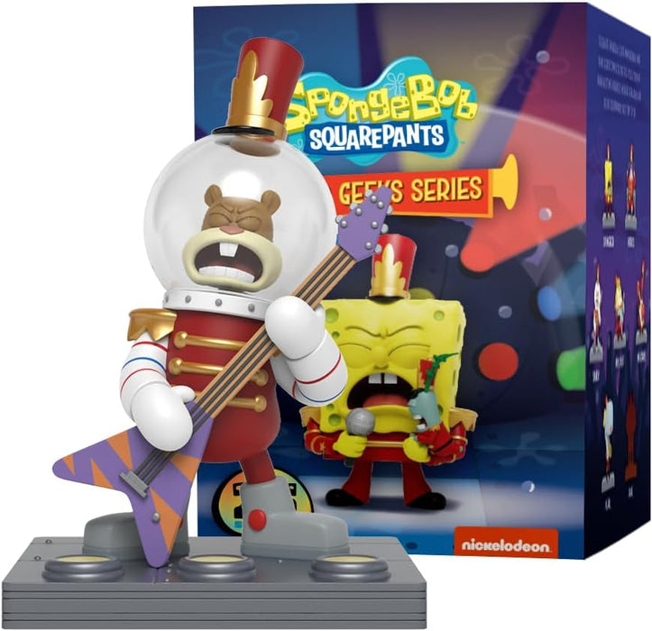 Mighty Jaxx SpongeBob SquarePants Band Geek-serie, blind box-speelgoedfiguurtjes om te verzamelen, één pakket, bevat één willekeurig figuur