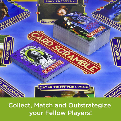 Beetlejuice Card Scramble Board Game